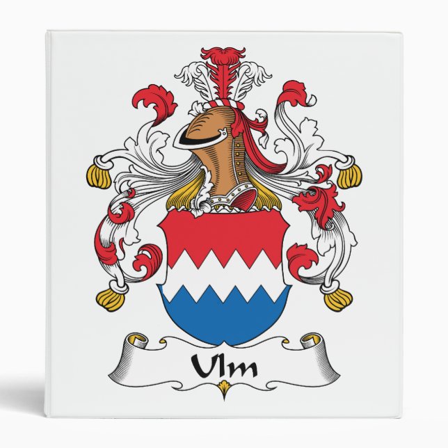 Ulm Family Crest Binder (Front)