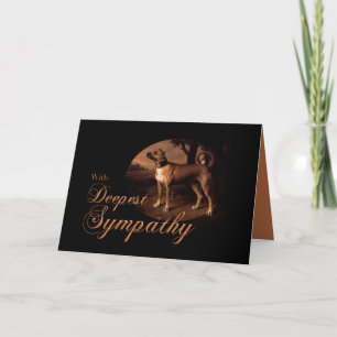 Ulmer Chien peinture Chien Carte de Sympathie
