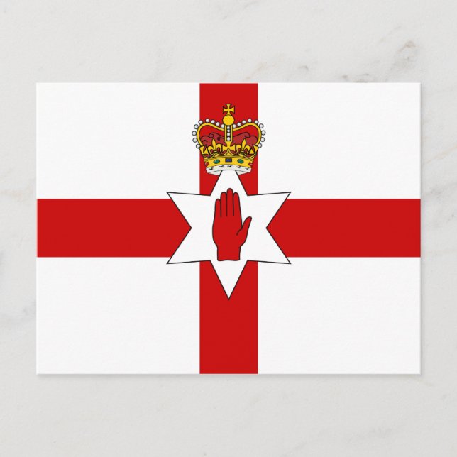 Ulster Banner Northern Ireland Flag Postcard (Front)