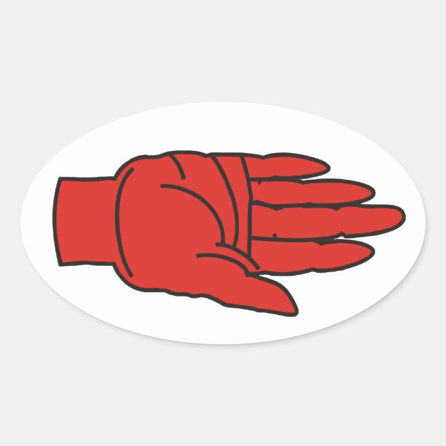 Ulster, Ireland Oval Sticker (Front)