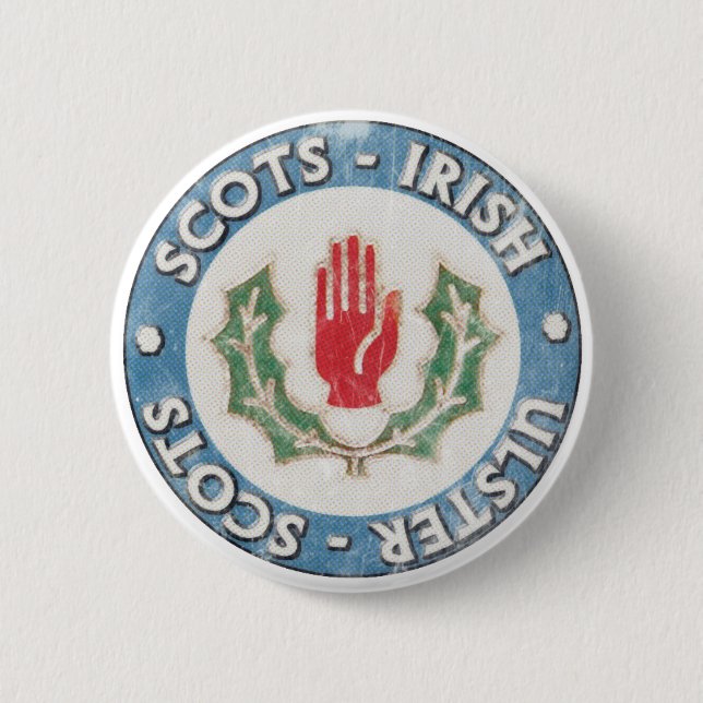 Ulster-Scots / Scots-Irish 2 Inch Round Button (Front)