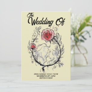 Ultil The Last Petal Falls Wedding Invitation