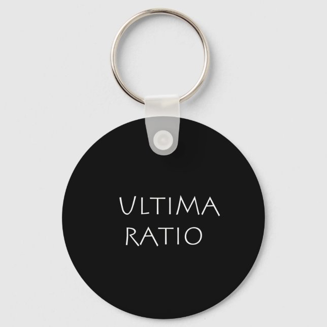 Ultima ratio keychain (Front)