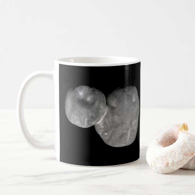 Ultima Thule Arrokoth Kuiper Belt Object Coffee Mug (With Donut)