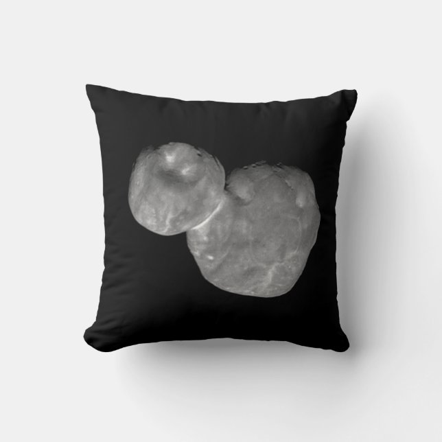 Ultima Thule Arrokoth Kuiper Belt Object Throw Pillow (Front)