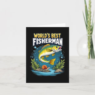 Ultimate Catch World's Best Fisherman Fishing Enth Card