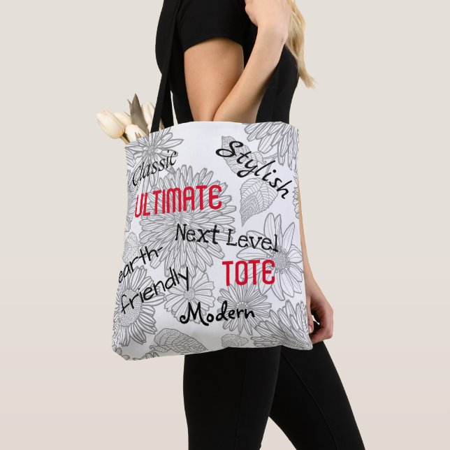 Ultimate Classic Stylish Modern Earth-friendly Tote Bag (Close Up)