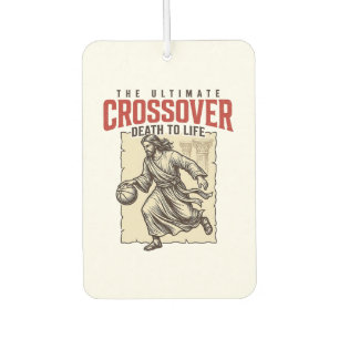 Ultimate Crossover Christian Basketball Vintage Air Freshener