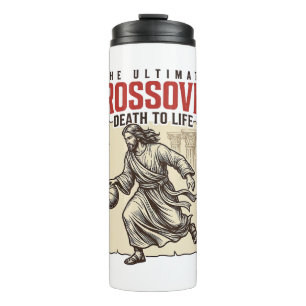Ultimate Crossover Christian Basketball Vintage Thermal Tumbler