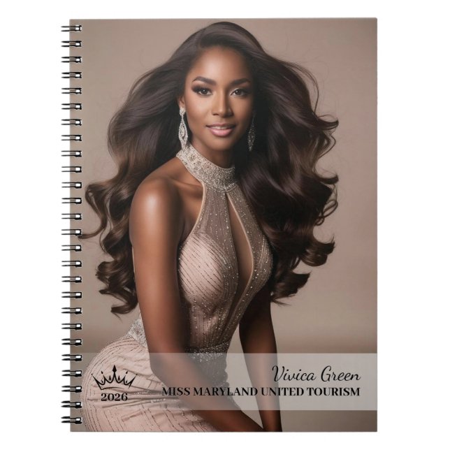 Ultimate Crown Pageant Rehearsal Notebook (Front)