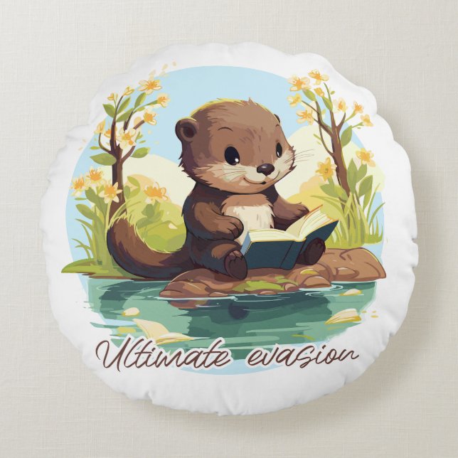 Ultimate evasion round pillow (Front)