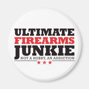 Ultimate Firearms Junkie - Red Magnet