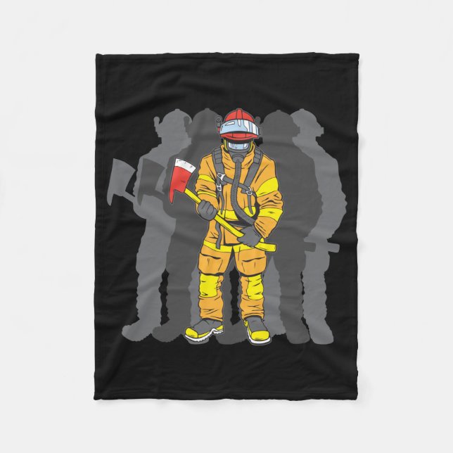 Ultimate Firefighter Fleece Blanket (Front)