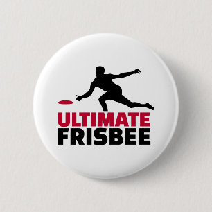 Ultimate Frisbee 2 Inch Round Button