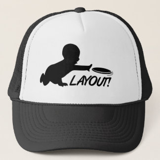 Ultimate Frisbee baby layout Trucker Hat