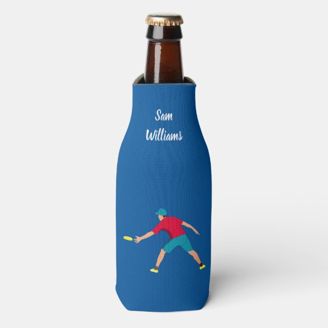 Ultimate Frisbee Bottle Cooler (Bottle Front)