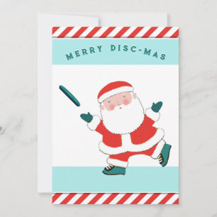 Ultimate Frisbee Christmas Holiday Cards