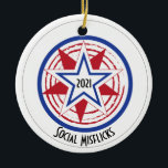 Ultimate Frisbee Christmas Tree Ornament Custom<br><div class="desc">Looking for a perfect gift for your ultimate frisbee teammate or perhaps someone who is an ultimate frisbee fan?  This Frisbee Christmas tree ornament is perfect even for Frisbee golf players.  You can customize or personalize the frisbee ornament with your/their team name and the year or date.</div>