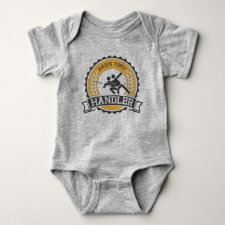 Ultimate Frisbee - Daddy's little Handler Baby Bodysuit