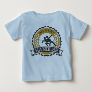 Ultimate Frisbee - Daddy's little Handler Baby T-Shirt