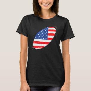 Ultimate Frisbee Disc Golf July 4th Usa American F T-Shirt