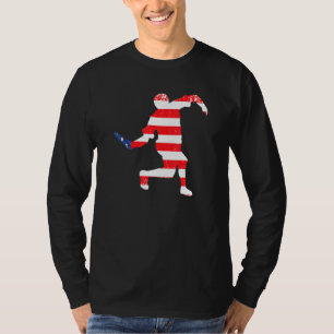 Ultimate Frisbee Disc Golf Player Grunge American  T-Shirt