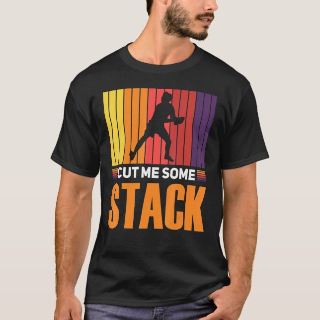 Ultimate Frisbee Disc Golf Stack T-Shirt (Front)