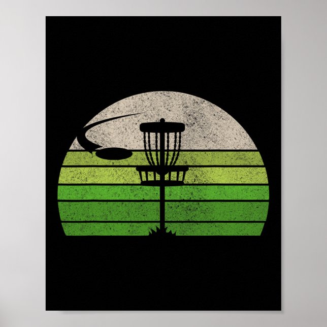 Ultimate Frisbee Disc Golf Tee Shirts For Men Co.  Poster (Front)