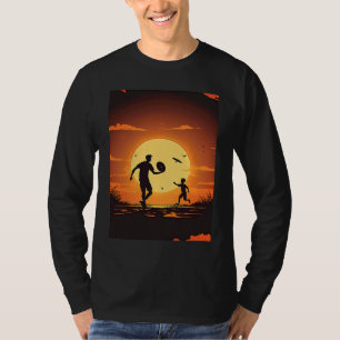 Ultimate Frisbee Fans Father and Son Playing Frisb T-Shirt