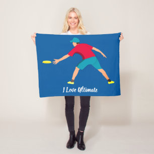 Ultimate Frisbee Fleece Blanket