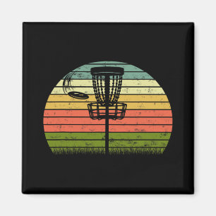 Ultimate Frisbee Frolf Disc Golf Player Flying Dis Magnet