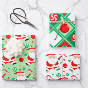 Ultimate Frisbee Holiday Gift Wrapping Paper