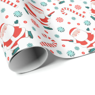 Ultimate Frisbee Holiday Gift Wrapping Paper