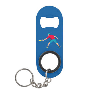 Ultimate Frisbee Keychain Bottle Opener