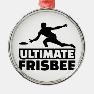 Ultimate Frisbee Metal Ornament