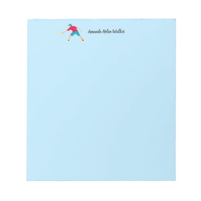 Ultimate Frisbee Notepad (Front)