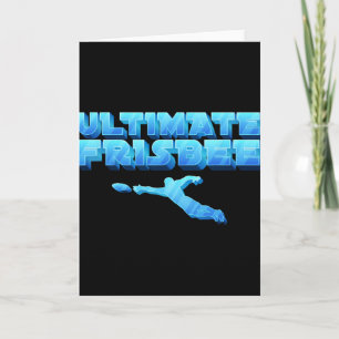 Ultimate Frisbee Player Disc Golf Men Women Ix Card
