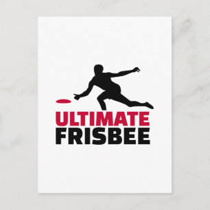 Ultimate Frisbee Postcard