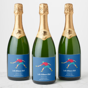 Ultimate Frisbee Sparkling Wine Label