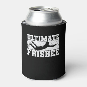 Ultimate Frisbee spielen Sport am Strand Can Cooler