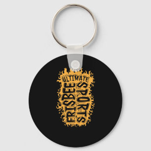 Ultimate Frisbee Sports Keychain