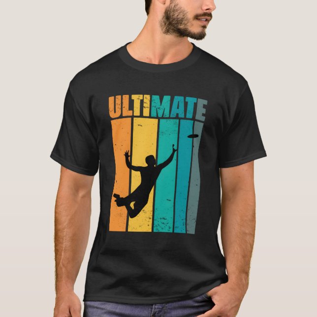 Ultimate Frisbee Team Sport Frisbee Player T-Shirt (Front)
