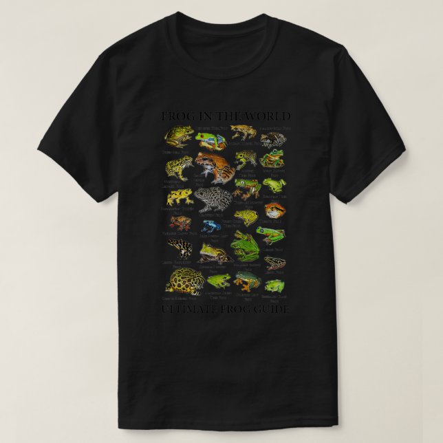 Ultimate Frog Guide Funny Frog Lover Frog Owner Fr T-Shirt (Design Front)