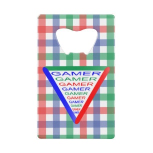 Ultimate Gamer 3 Gaming System Colours RGB Credit Card Bottle Opener