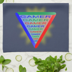 Ultimate Gamer 3 Gaming System Colours RGB Kitchen Towel