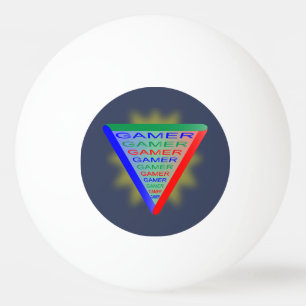 Ultimate Gamer 3 Gaming System Colours RGB Ping Pong Ball