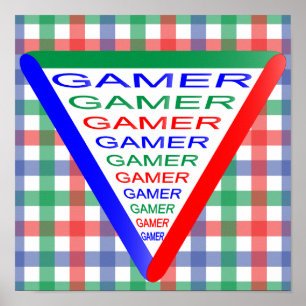 Ultimate Gamer 3 Gaming System Colours RGB Poster
