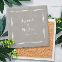 Ultimate Grey Wedding Bride & Groom Elegant Simple