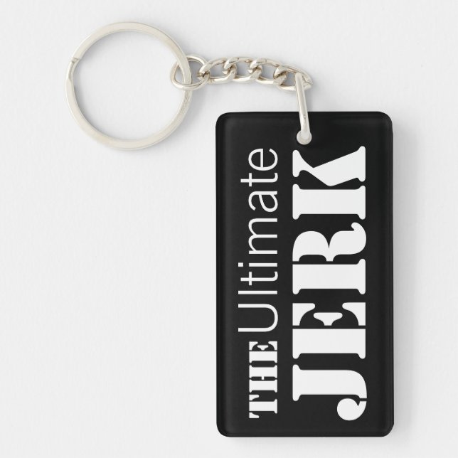 Ultimate Jerk Humourous Keychain (Front)