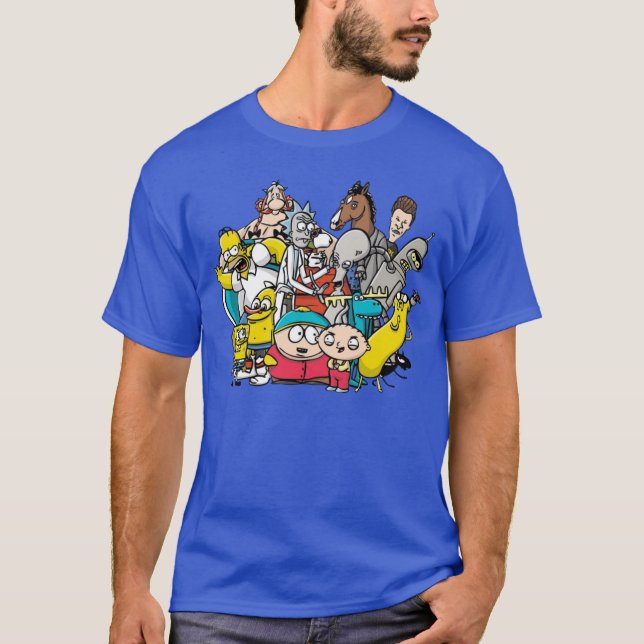 Ultimate Modern Cartoon Mashup T-Shirt (Front)